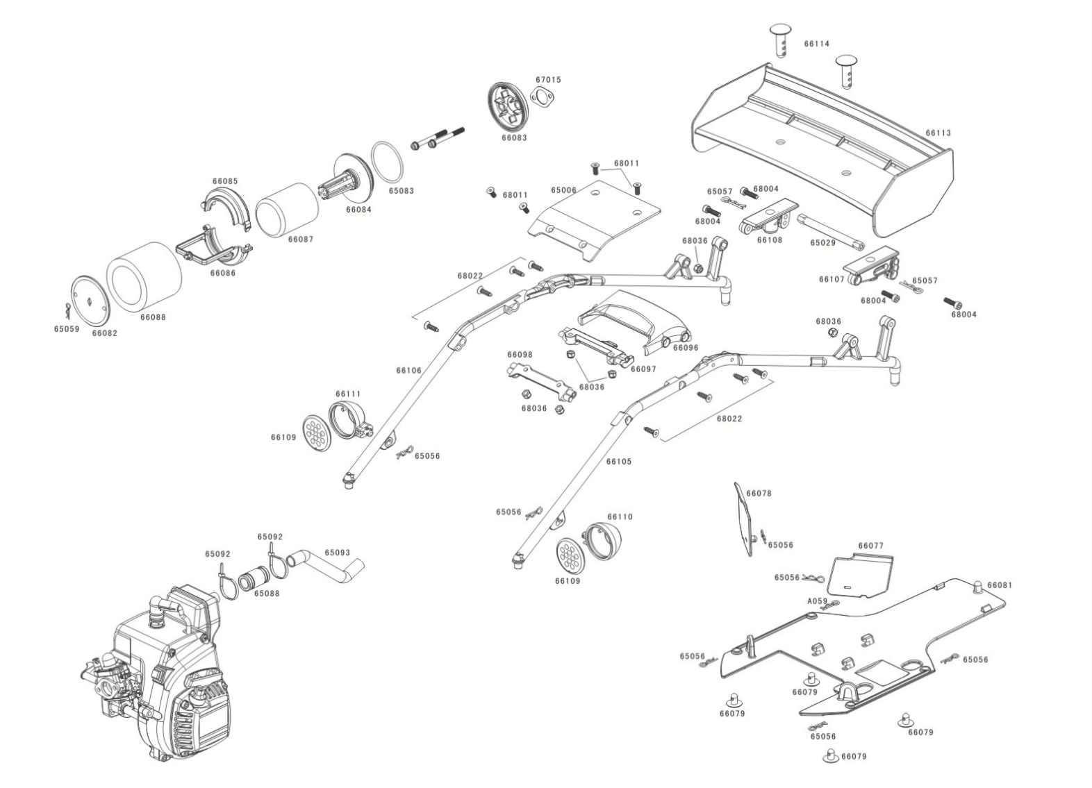 Страница 16 - Двигатель и рама